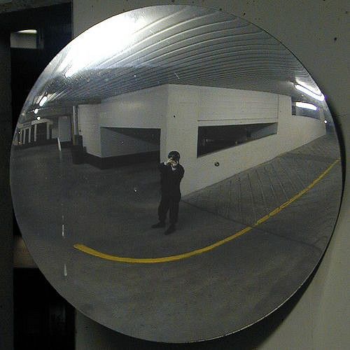 This Is A Convex Mirror And They Are Used In Many Enclose Parking Lots The Reason Why Mirrors Enclosed That Provide La This Is A Convex Mirror And They Are, Why Are Convex Mirrors Used In Parking Lots