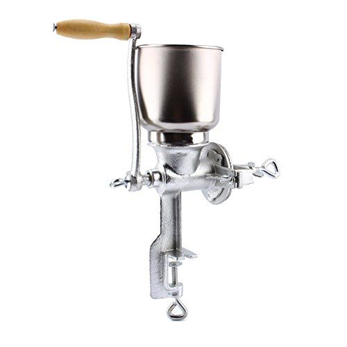Yosoo Manual Corn Grinder Flour Maker Wheat Grain Nut Mill Cast Iron Home Kitchen Tool