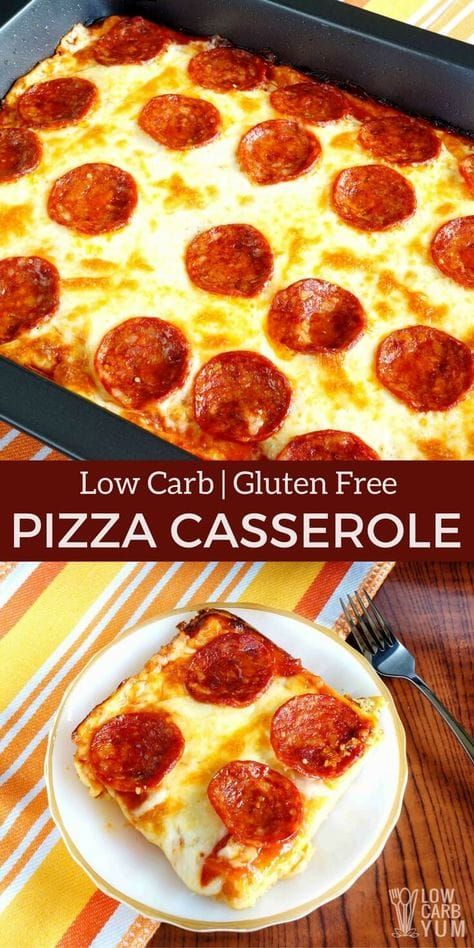 Low Carb Pizza Casserole