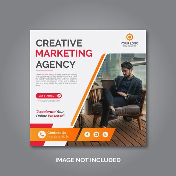 Premium Vector | Creative business marketing social media post template