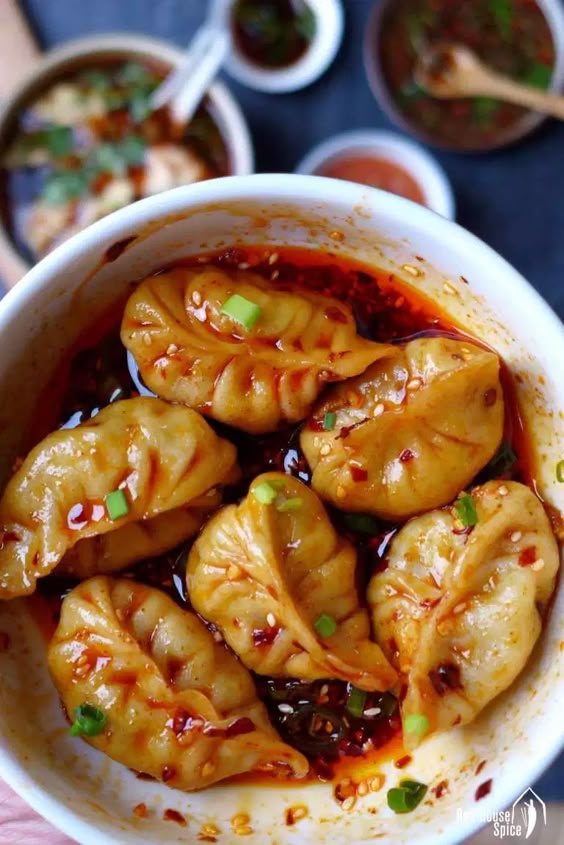 Six dumpling sauces