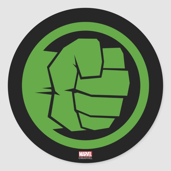 Hulk | The iconic fist icon for The Hulk, in green.