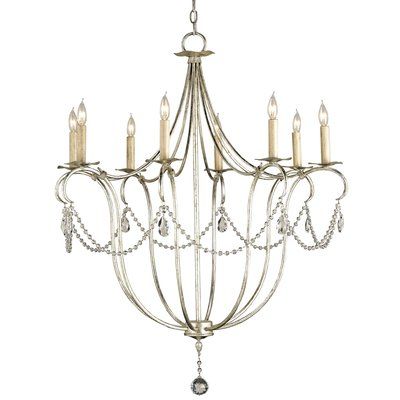 Elegance Crystal Swag Chandelier 6 Light Shades of Light Elegance Crystal Swag Chandelier 6 Light Shades of Light