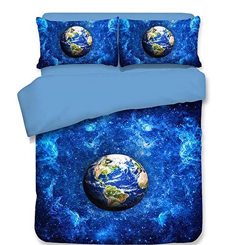 Hxzb Duvet Cover And Pillowcase Set Beautiful 3d Planet Pattern Premium Quilt Cover Luxury Trendy Quilt Bed Quilt Sets Bedding Queen Bedding Sets Quilt Cover