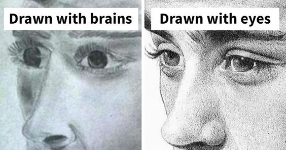 Artist Points Out The Mistakes Beginner Artists Make Because They Draw With Their Brain, Not Their Eyes