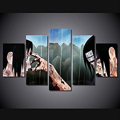 chenyun Affiche de dessin anim/é Naruto Uchiha Itachi Poster d/écoratif sur toile Art mural pour salon Chambre /à coucher