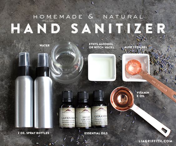 Homemade Hand Sanitizer Spray Hand Sanitizer Ingredients