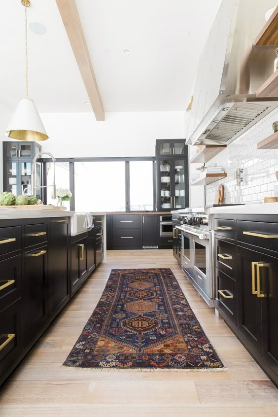Modern mountain kitchen - from Studio-McGee - Click for more modern mountain home