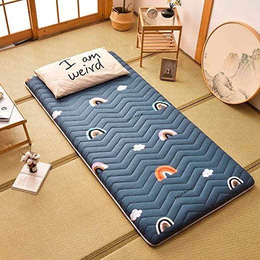 LXSHMF Japanese Floor Futon Mattress,Thick Tatami Floor Mat Sleeping Pad Folding Dormitory Mattress Kids Floor Lounger Bed Couches and Sofas