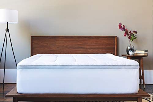 Viscosoft 4 Inch Gel Memory Foam Queen Mattress Topper Luxury Dual Layer Includes Quilted Down Alternative Pillow Top Cover Certipur Us Made In Usa Furnit