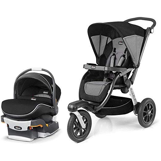 16++ Chicco jogging stroller and car seat info