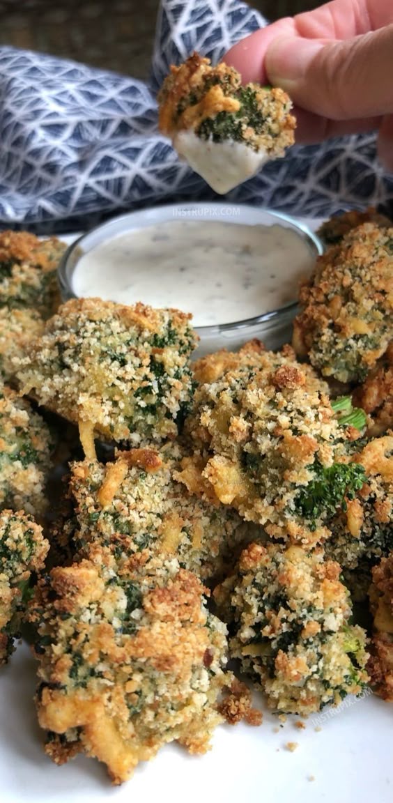 The Best Crispy Cheese Baked Broccoli Recipe