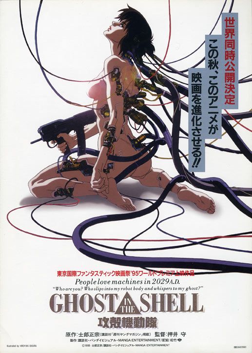 Ghost in the Shell Poster Mamoru Oshii Anime Sci-fi Movie Print