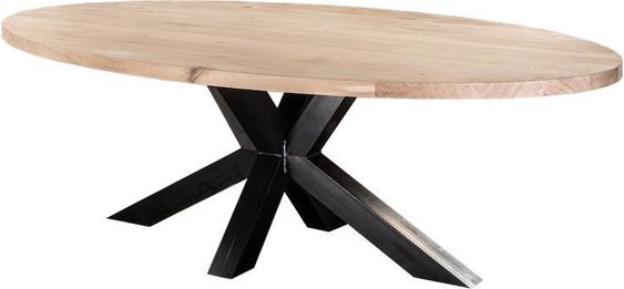 Table du Sud - Ovale eiken XX-tafel - 260x120