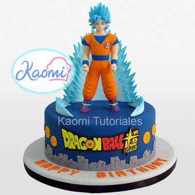 pix Pasteles De Goku Para Cumpleaños make goku cake topper torta de goku