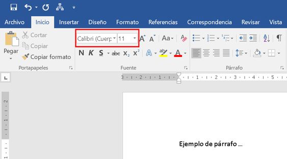 Formato de texto en Ms Word