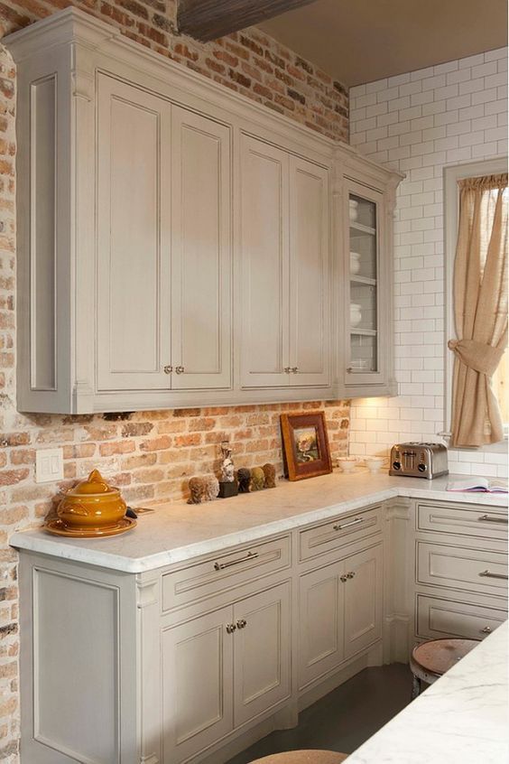 Usual Faux Brick Kitchen Backsplash And Is The Brick Backsplash