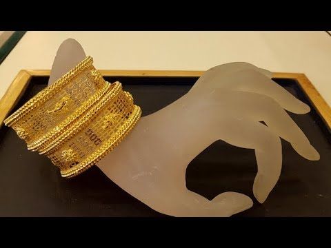 40 GRAMS FAT BANGLES RIKS WITH AWESOMELIFE RK JEWELLERS Fat Bangles Weight 40 Grams KDM 20 karat Gold 8 Bridal gold jewellery Bangles South indian jewellery