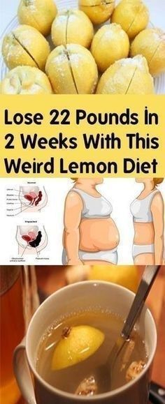 Lose 22 pounds in 2 weeks with this weird lemon diet ...