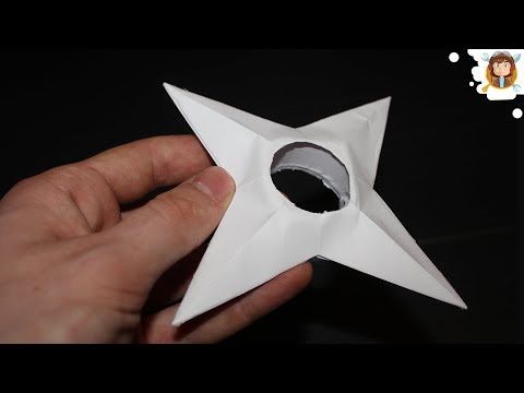 Como Hacer Una Estrella De Papel Shuriken De Papel Estrella
