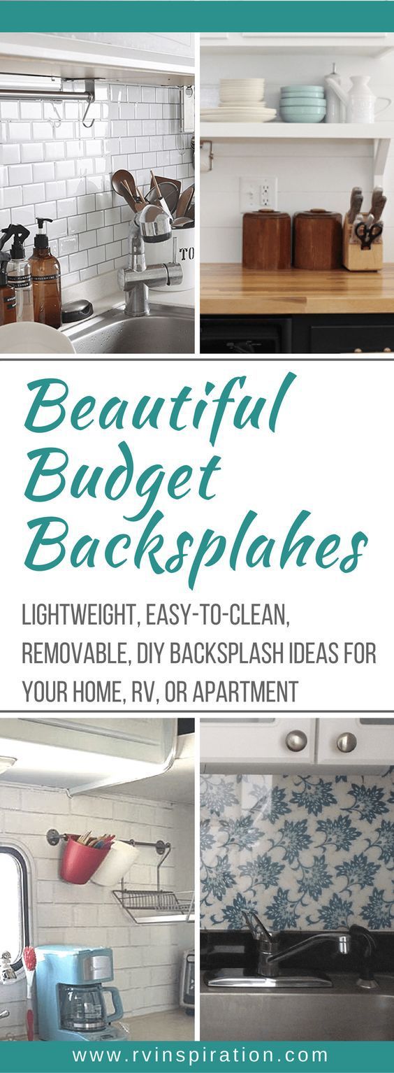 10 Beautiful And Cheap Diy Rv Backsplash Ideas Rv Inspiration Diy Backsplash Backsplash Ideas Cheap Rv Backsplash Ideas