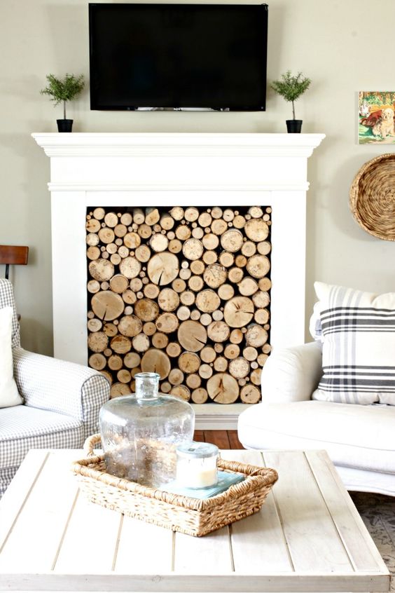 15 Non-working fireplaces – architectural metaphors that change the atmosphere in our homes | Change Living rooms and Bright dining rooms