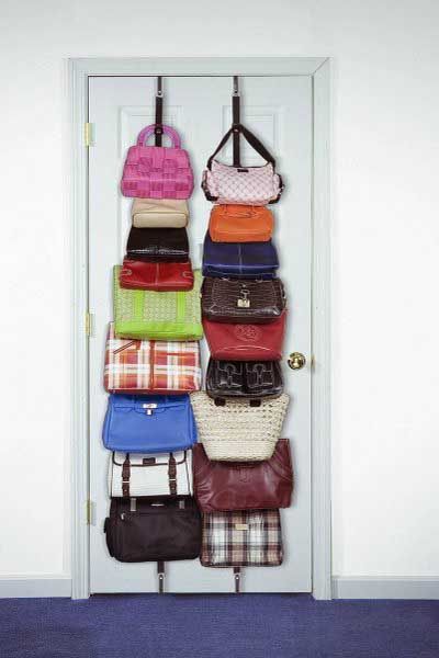 Ideas para guardar y organizar los bolsos. | Mil Ideas de Decoración