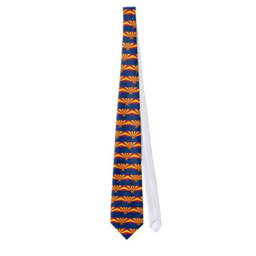 Arizona State Flag Mens Classic Silk Ties Personalized Gift Neckties Galaxy