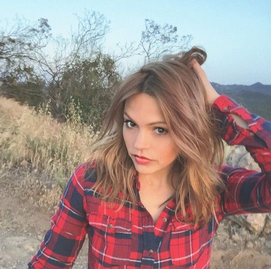 Aimee Teegarden went for a morning walk.