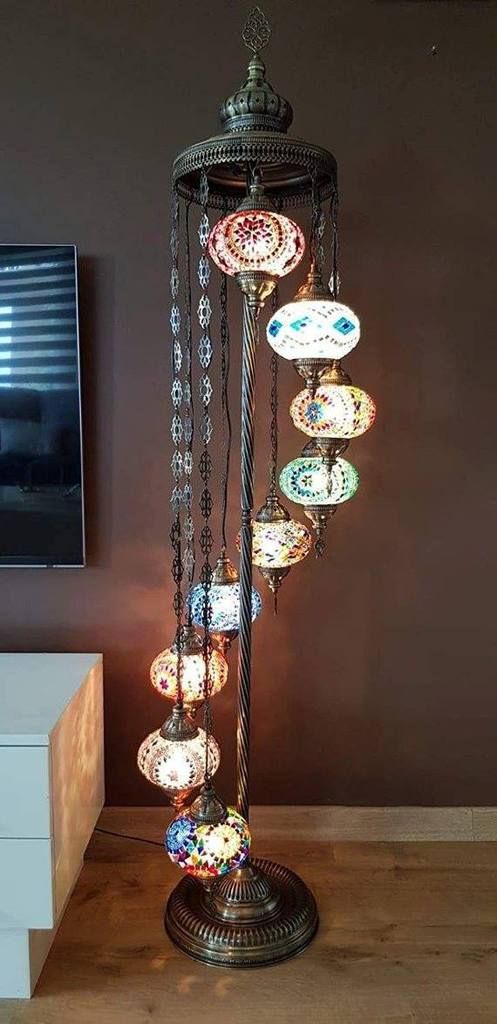 Turkish Floor Lamp Rustic Handmade Bedside Free Fast Dexis Iberica Lighting Home Living Turkish Floor Lamp Rustic, Floor Lamp Handmade