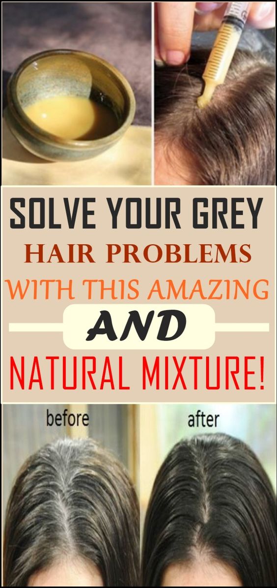 SOLVE YOUR GREY HAIR PROBLEMS WITH THIS AMAZING AND NATURAL MIXTURE!