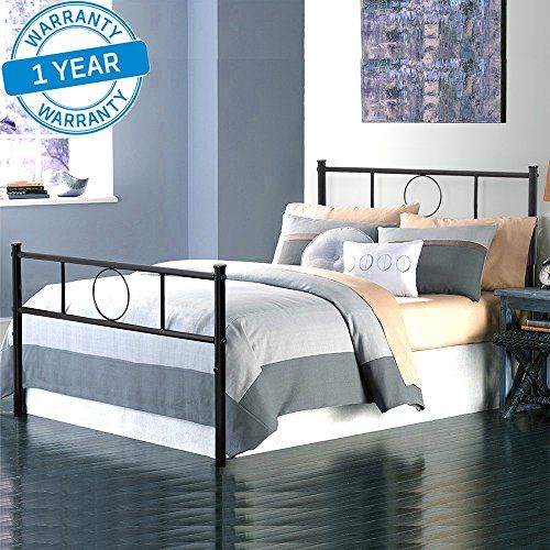 Strong Metal Block Bed In Black Black Bed Frame Steel Bed Design Iron Bed Frame