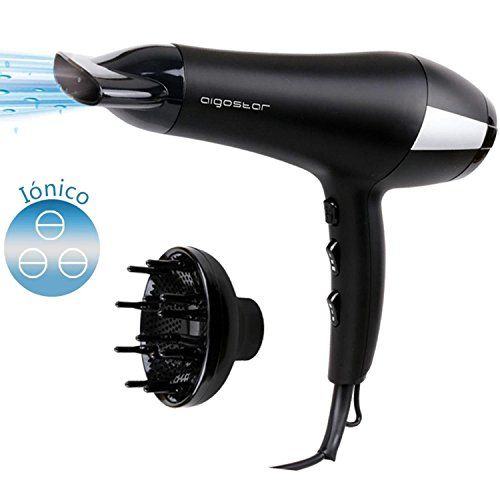 Aigostar Monique Fighter Secador De Pelo Profesional Iónico 2400w 2 Velocidades Y 3 Temperaturas Incluye Difusor Y Boquilla Co Hair Dryer Beauty Capelli
