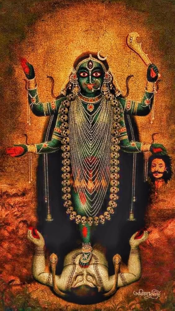 Powerful goddess