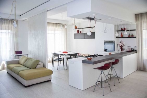 cuisine ouverte sur salon : une solution pour tous les espaces - Cuisine Ouverte Sur Salle A Manger Et Salon cuisine ouverte sur salon : une solution pour tous les espaces - Cuisine Ouverte Sur Salle A Manger Et Salon
