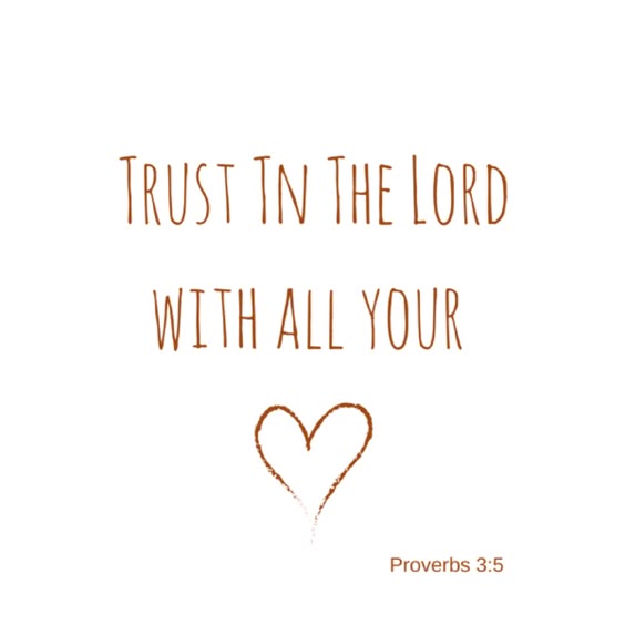 bible verses about trusting god