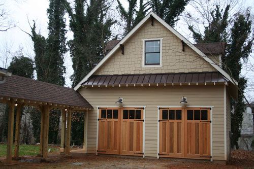 South Peak Construction Garages Breezeway Rustic Exterior Garage Decor Garages Breezeway Rustic Exterior, Attached Garages With Breezeways