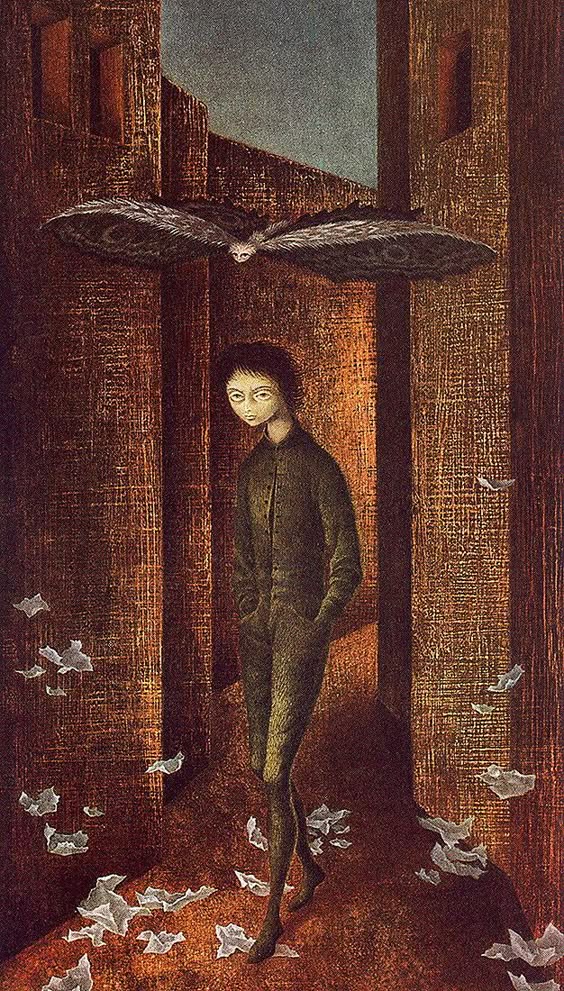 ☆ Boy And Butterfly :¦: Artist Remedios Varo ☆