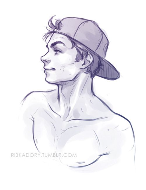 14 Collection Sketch drawing of a guy in a hat for Adult