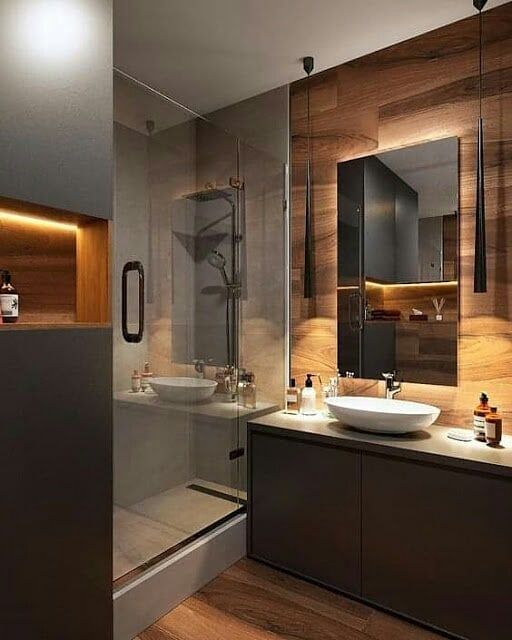 Pin By Graciela Martinelli On دورات مياه مودرن In 2020 Bathrooms Remodel Lighted Bathroom Mirror Home Decor