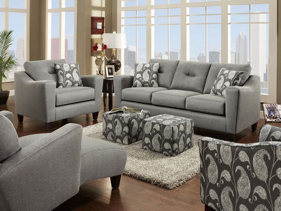 Roundhill Furniture Laredo 2 Toned Sofa And Loveseat Living Room Set Black Grey Roundhill Furniture Laredo 2 Toned Sofa And Loveseat Living Room Set Black Grey