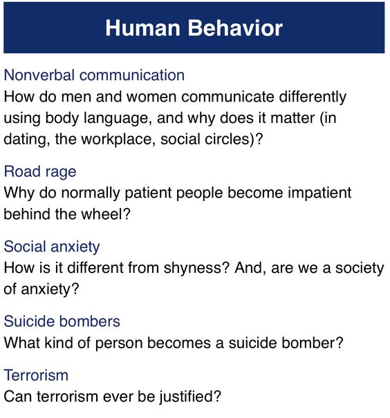 behavior essay