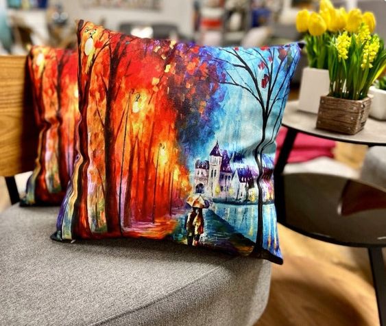Makeover and refresh your rooms with just a single touch. Start with these decorative cushion cover cases. These unique designs match well with various colour palettes of your sofa, couch, bed, bedding, rugs, curtains, car seating and all other decor accessories. Very durable and environmentally friendly, no dye substance harming the health of you and your family. Colours won\'t fade thanks to new digital printing methods. A perfect gift idea for your beloved ones with many surprising designs. Ei