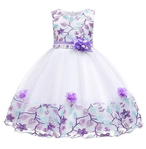 Amazon Com Myosotis510 Madchen Spitze Prinzessin Hochzeit Taufe Kleid Langarm Formale Party Wear Fur Klei Kleider Fur Madchen Prinzessin Hochzeit Madchenkleid