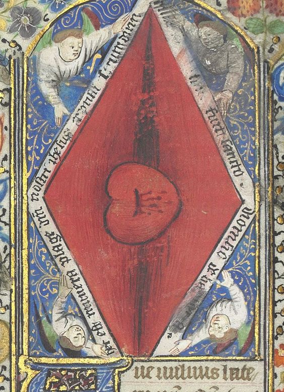 Horae ad usum romanum. Bibliothèque nationale de France, Département des manuscrits, Latin 1369, p. 410.