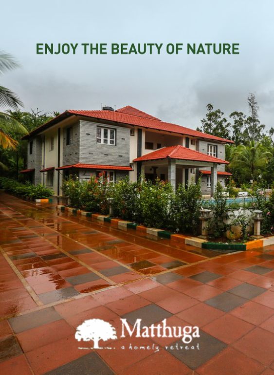 Enjoy a luxurious and mesmerizing stay sojourn at Stay at Matthuga -a homely retreat near Jog Falls. For booking inquiries Call +91 98807 99975 or visit www.matthuga.in. #Matthuga #staynearJogfalls