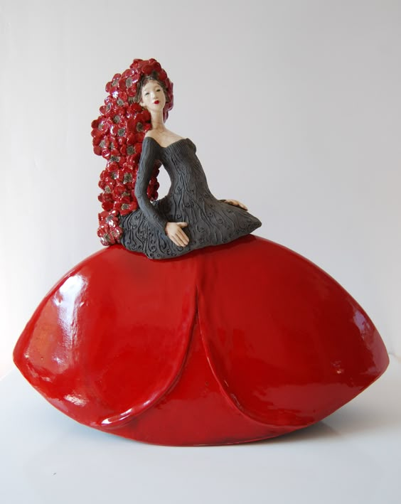 Sculpture Fille Coquelicot 2016 Pauline Wateau