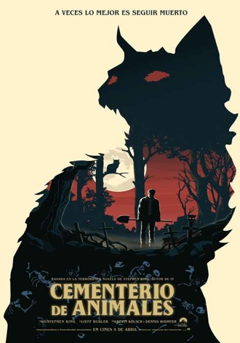 Cartel Oficial En Español De Cementerio De Animales Pet Sematary Horror Movie Posters Movie Posters Design