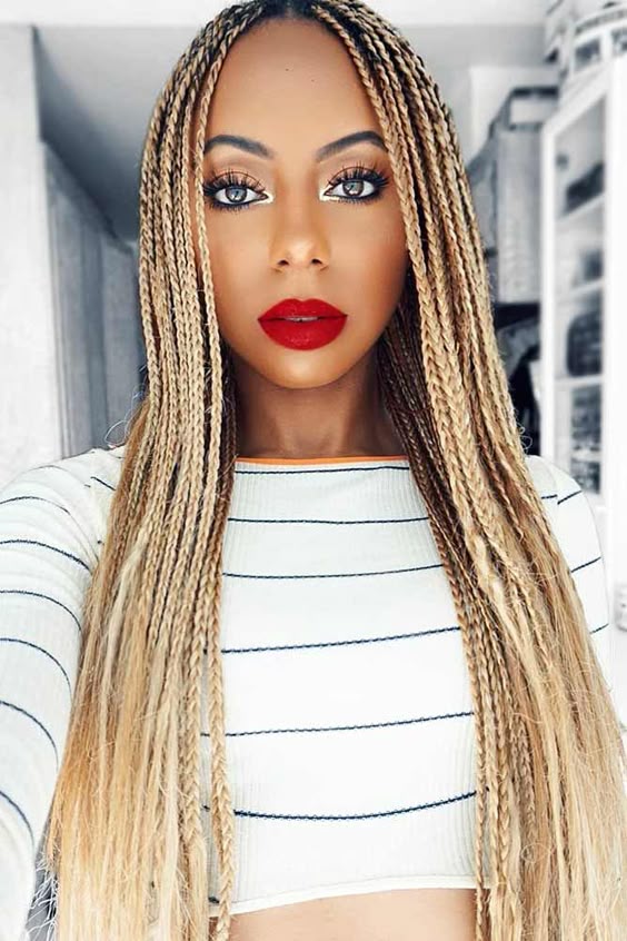 24 Fabulous Ideas To Rock Micro Braids And Look Different