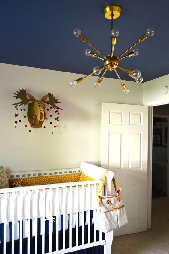 Whimsical Woodland Nursery Project Blue Boy Room Kids Chandelier Whimsical Woodland Nursery Project, Chandeliers For Baby Boy Nursery Rhymes